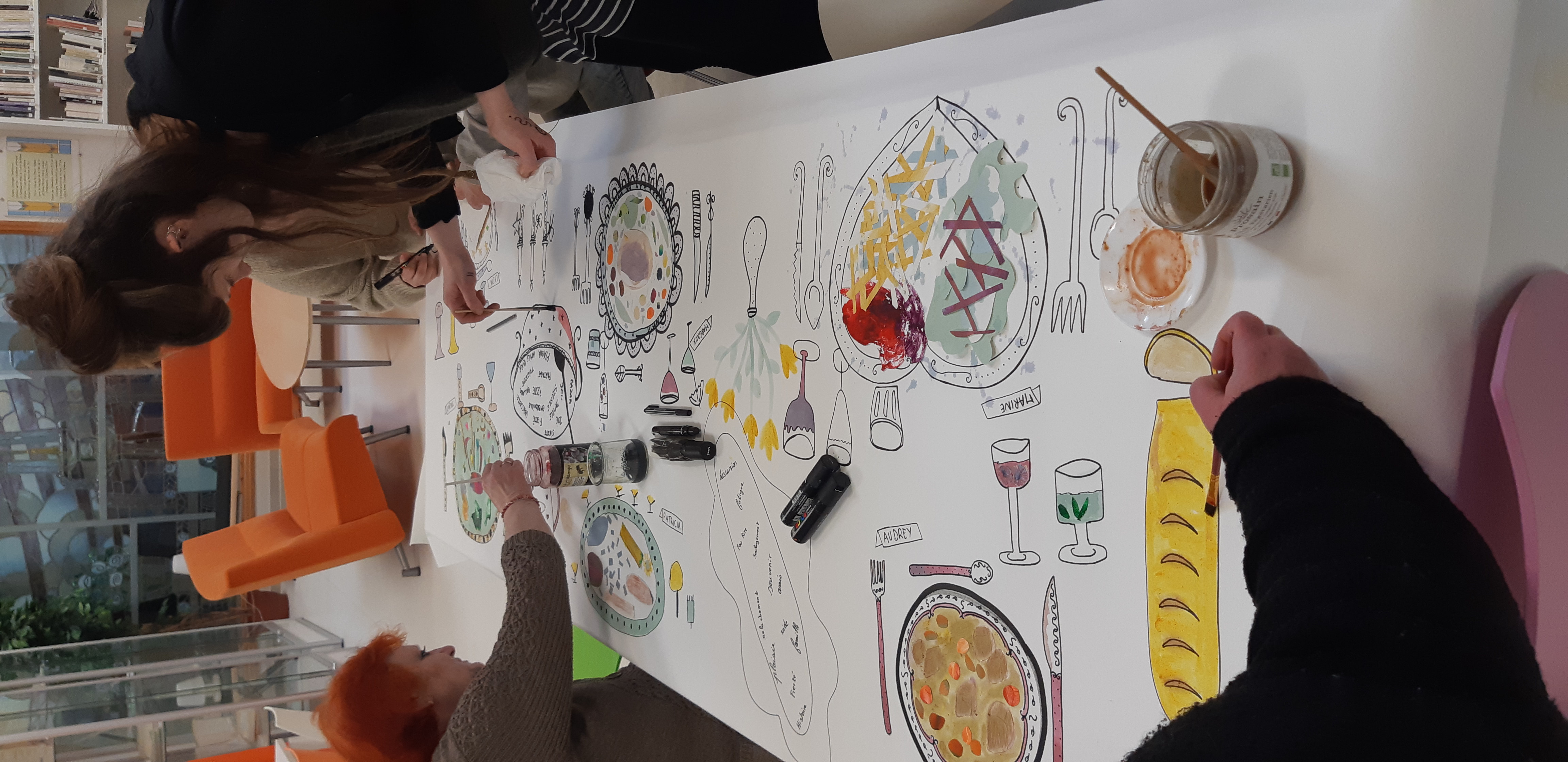 table et dessin